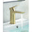 TAILORED SWANSEA BRUSHED BRASS MONO BASIN MIXER TAP AND WASTE