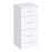 Cove 350x300mm White 3 Drawer Unit