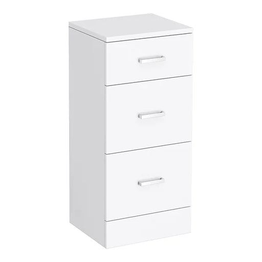 Cove 350x300mm White 3 Drawer Unit