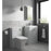 Nuie Arno White Floor Standing Cabinet with Basin 600mm